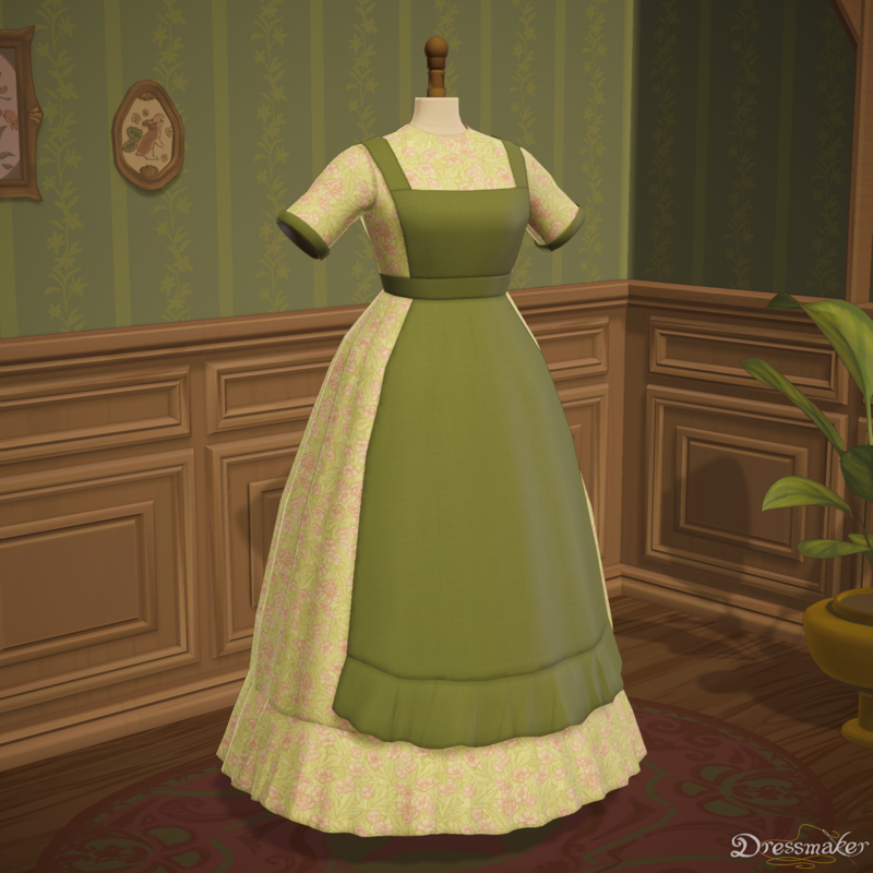 The dress designed in Dressmaker