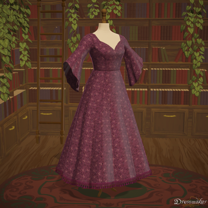 The dress designed in Dressmaker