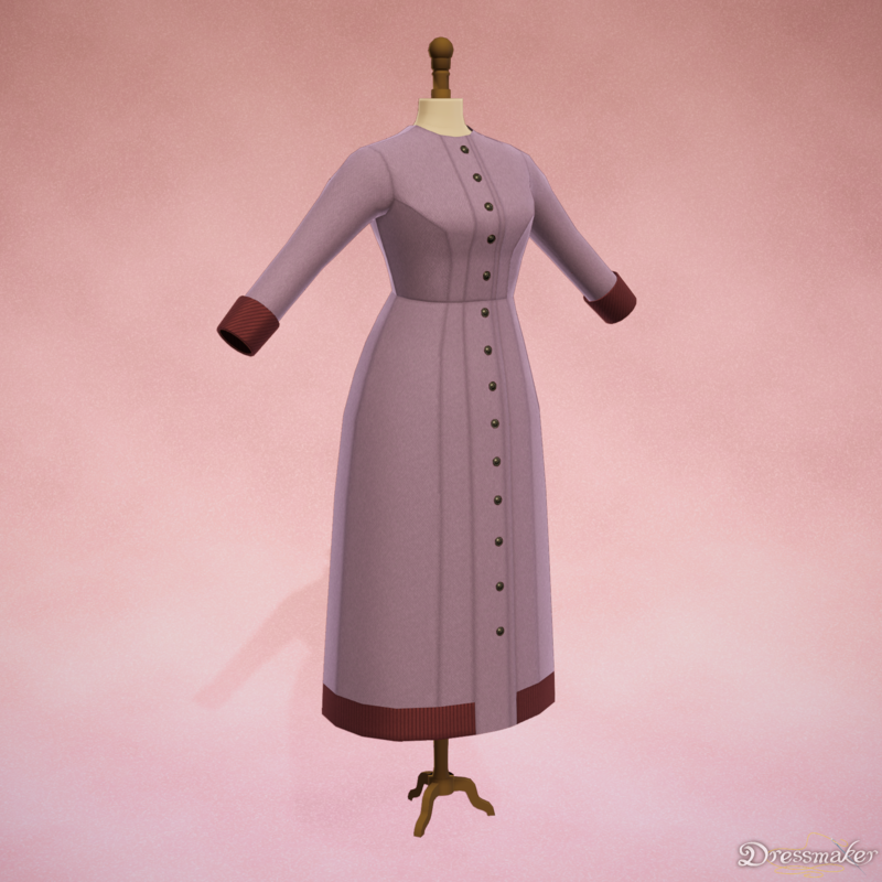 The dress designed in Dressmaker